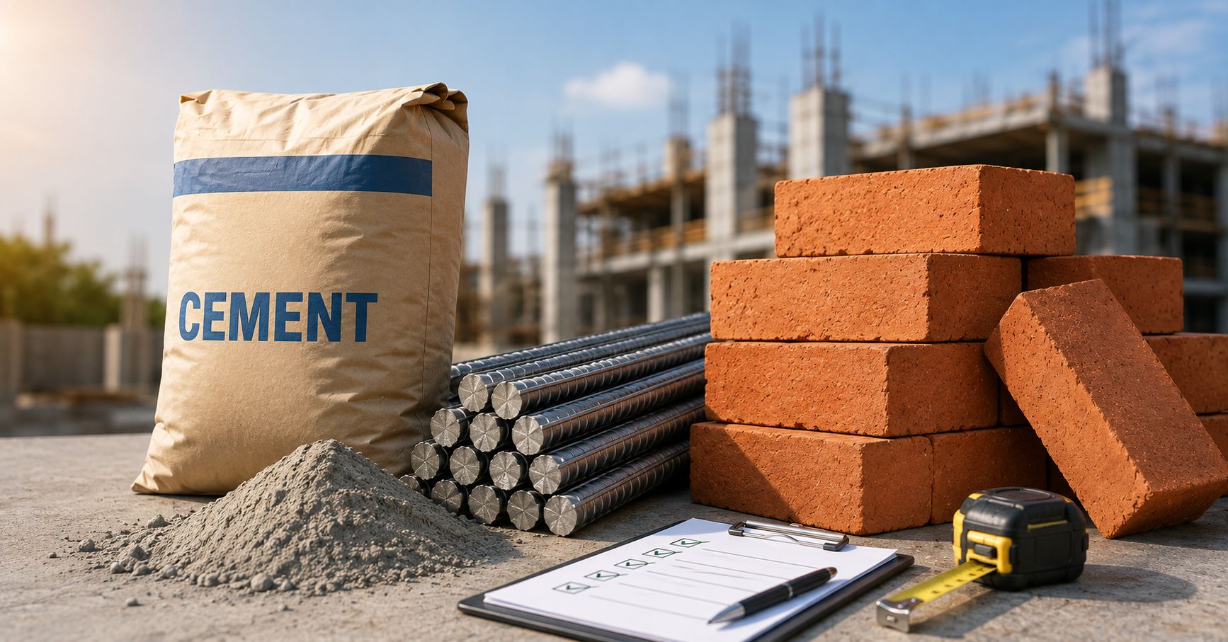 Cement, Steel, and Bricks: How to Select Quality Construction Materials