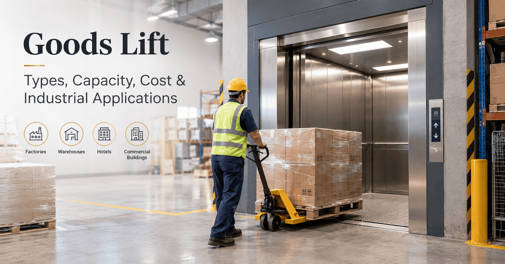 Goods Lift: Types, Capacity, Cost & Industrial Applications
